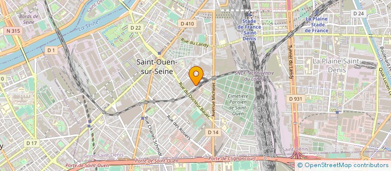 localisation de l'entreprise EURO PROTECT SECURITE à SAINT-OUEN-SUR-SEINE