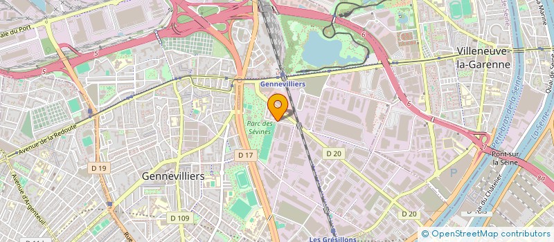 localisation de l'entreprise EURO PROTECT SERVICE à GENNEVILLIERS