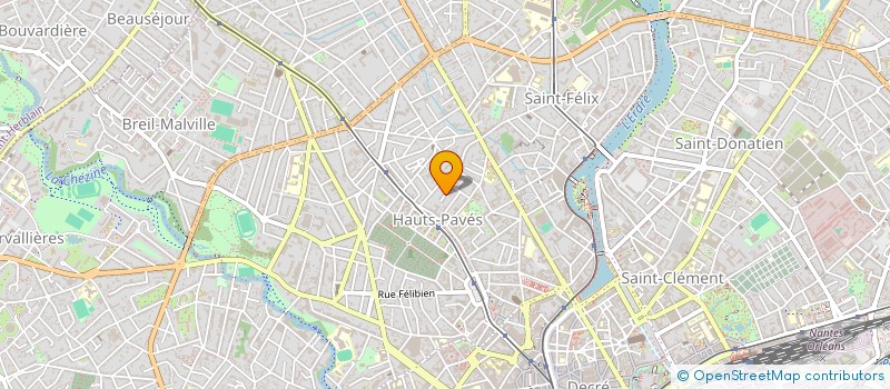 localisation de l'entreprise EURO PROTECTION à NANTES