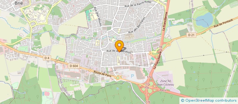 localisation de l'entreprise EURO PROTECTION SECURITE à PONTAULT-COMBAULT