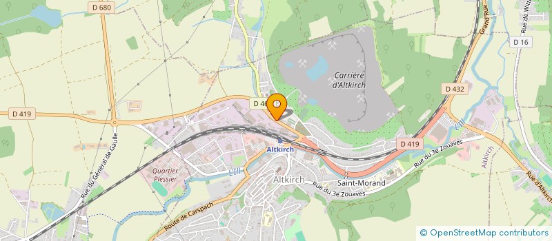 localisation de l'entreprise EURO-PULVE à ASPACH