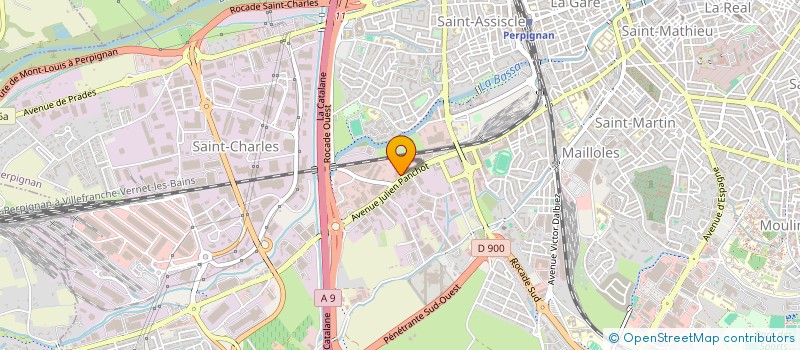 localisation de l'entreprise EURO QUICK  PERPIGNAN