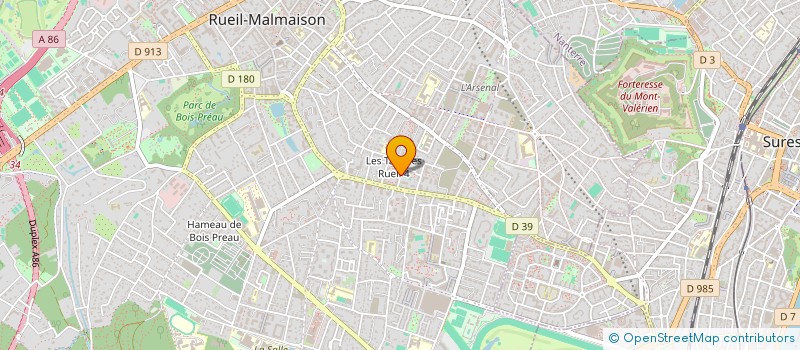 localisation de l'entreprise EURO REGIE à RUEIL-MALMAISON
