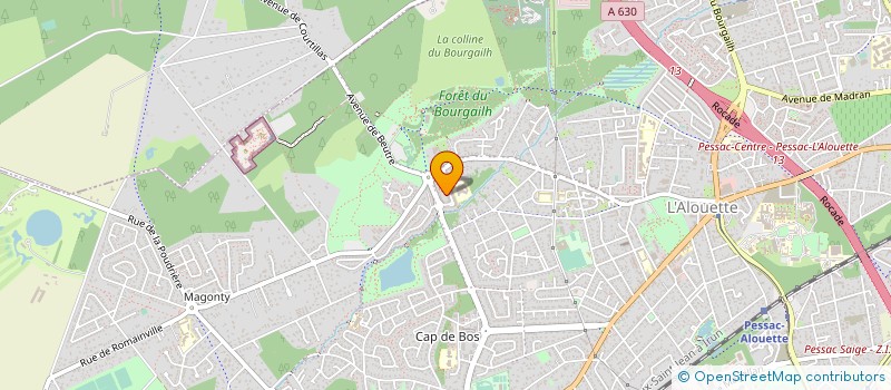 localisation de l'entreprise EURO RENO DESIGN  PESSAC