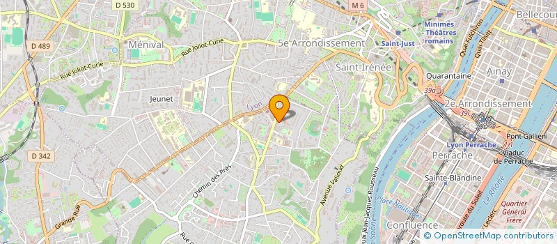 localisation de l'entreprise EURO REVETEMENTS MURAUX à SAINTE-FOY-LES-LYON