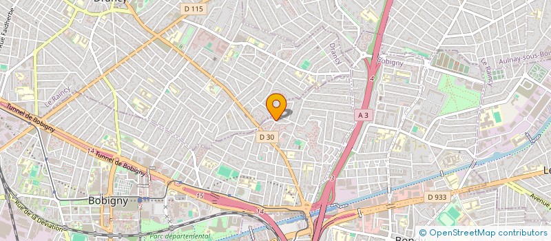 localisation de l'entreprise EURO ROAD SERVICES à BOBIGNY