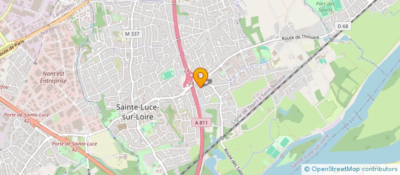 localisation de l'entreprise EURO SALAD à SAINTE-LUCE-SUR-LOIRE