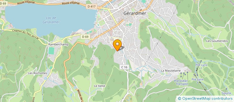 localisation de l'entreprise EURO SALES CONSULTING  GERARDMER