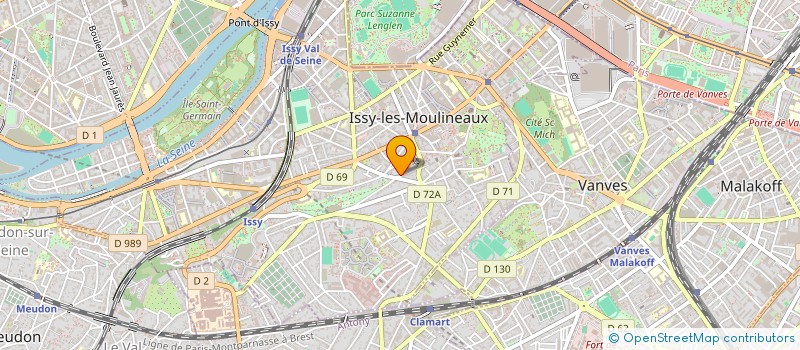 localisation de l'entreprise EURO SAM à ISSY-LES-MOULINEAUX