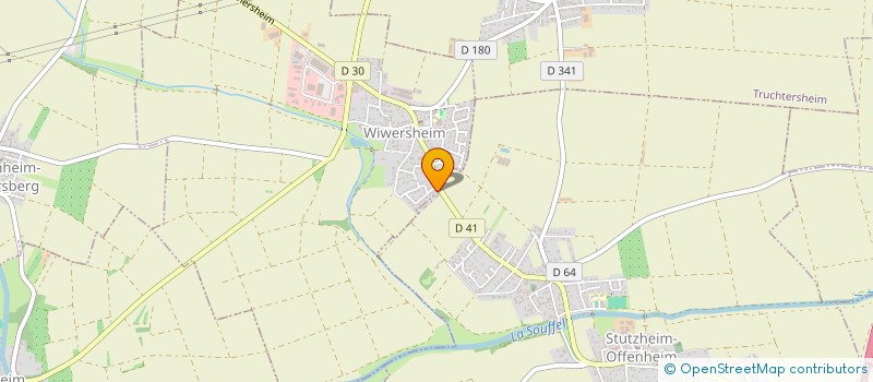 localisation de l'entreprise EURO SANITAIRE  WIWERSHEIM