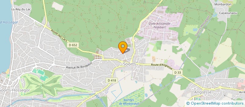 localisation de l'entreprise EURO SECURITE  SOORTS-HOSSEGOR