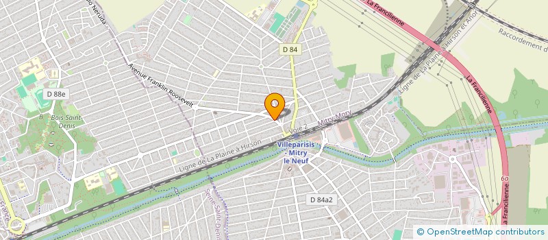 localisation de l'entreprise EURO SECURITY à MITRY-MORY