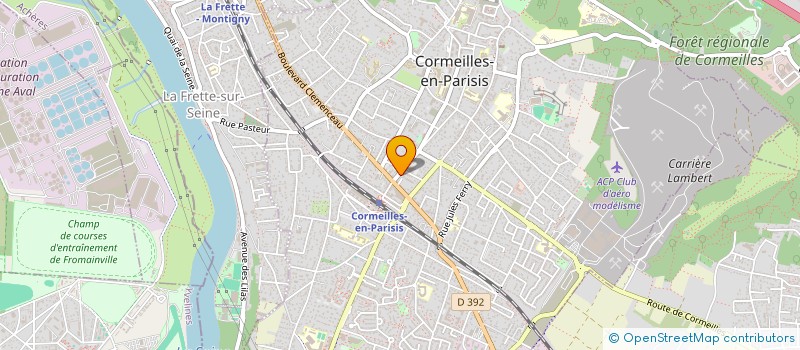 localisation de l'entreprise EURO SELF MARKET DISTRIBUTION  CORMEILLES-EN-PARISIS