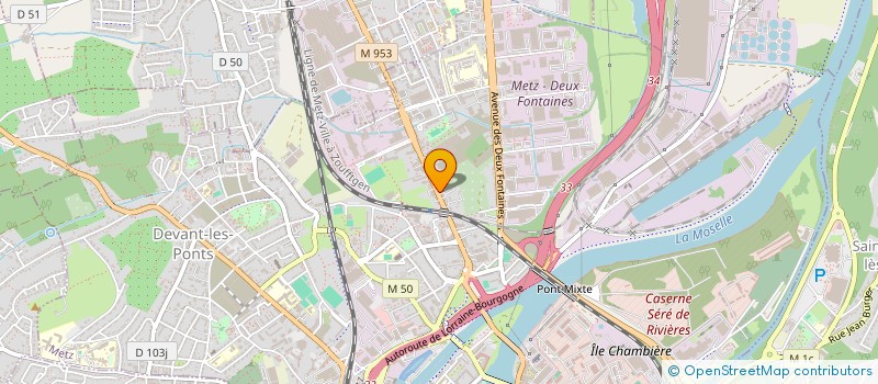 localisation de l'entreprise EURO SERVICE CARTE GRISE  METZ