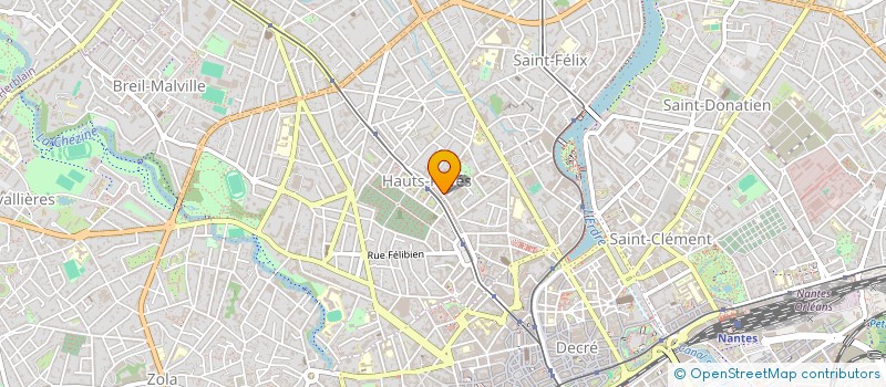 localisation de l'entreprise EURO SERVICE NETTOYAGE ET PROPRETE à NANTES