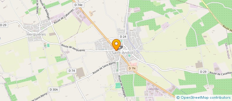 localisation de l'entreprise EURO SERVICES à VERQUIERES