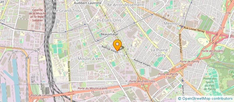 localisation de l'entreprise EURO SERVICES à LYON