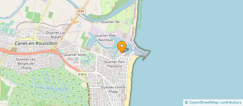 localisation de l'entreprise EURO SERVICES à CANET-EN-ROUSSILLON