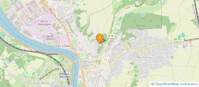 localisation de l'entreprise EURO SERVICES  NEUVILLE-SUR-SAONE