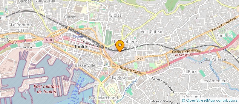 localisation de l'entreprise EURO SERVICES à TOULON