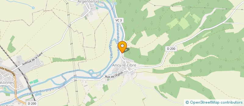 localisation de l'entreprise EURO SERVICES  ANCY-LE-LIBRE