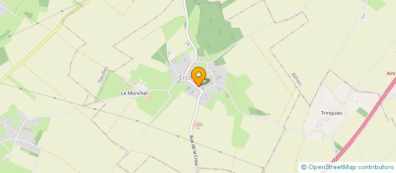 localisation de l'entreprise EURO SERVICES BTP à ERCOURT