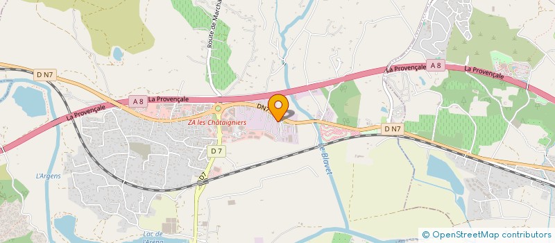 localisation de l'entreprise EURO SERVICES DEPANNAGE  ROQUEBRUNE-SUR-ARGENS