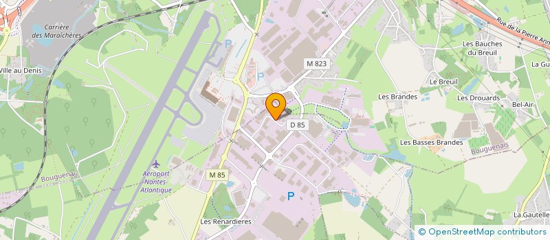 localisation de l'entreprise EURO SERVICES FLEURS à SAINT-AIGNAN-GRANDLIEU