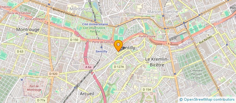localisation de l'entreprise EURO SERVICES PLUS  GENTILLY