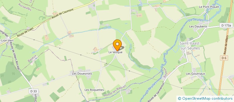 localisation de l'entreprise EURO SERVICES TRANSPORTS  HOTTOT LES BAGUES