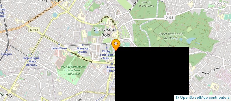 localisation de l'entreprise EURO SEY à CLICHY-SOUS-BOIS