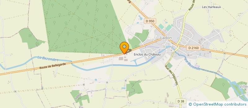 localisation de l'entreprise EURO SHELTER à LADON