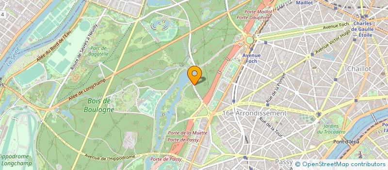 localisation de l'entreprise EURO SISTRA FRANCE à PARIS