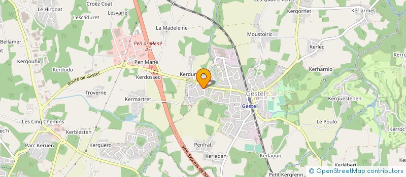 localisation de l'entreprise EURO SOUND à GESTEL