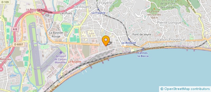 localisation de l'entreprise EURO SPAR EXPRESS à CANNES