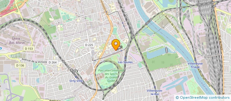 localisation de l'entreprise EURO SPEED TRANS à ORLY