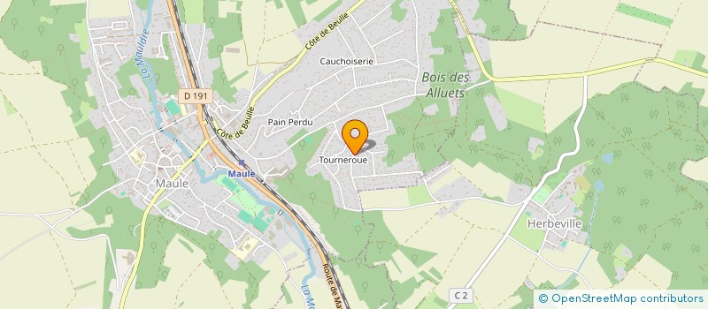 localisation de l'entreprise EURO SPORT DIFFUSION  MAULE