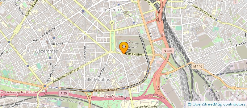 localisation de l'entreprise EURO SPORT LOISIRS à LILLE