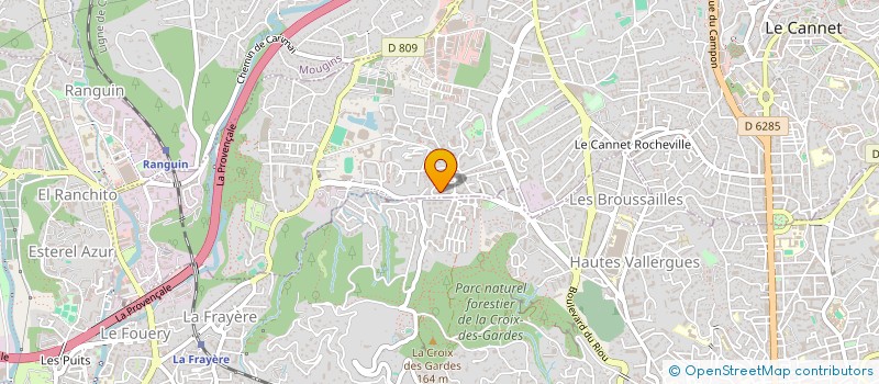 localisation de l'entreprise EURO SPORTS ET LOISIRS à LE CANNET