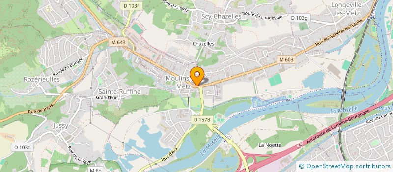 localisation de l'entreprise EURO STAR DIFFUSION à MOULINS-LES-METZ