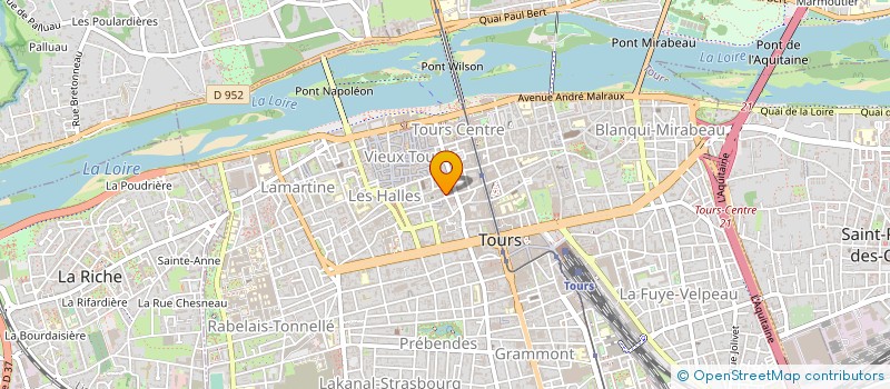 localisation de l'entreprise EURO-STOCK  TOURS