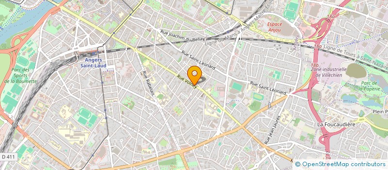 localisation de l'entreprise EURO STONE à ANGERS