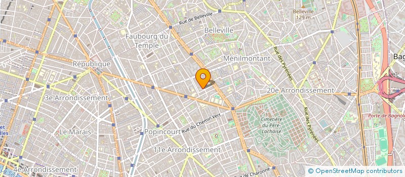 localisation de l'entreprise EURO STUDIO FRANCE à PARIS 11