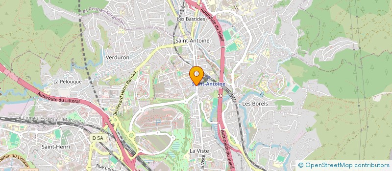 localisation de l'entreprise EURO SUD à MARSEILLE