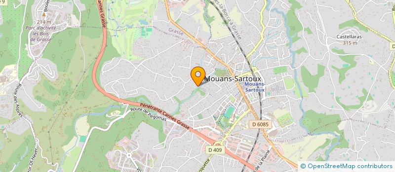 localisation de l'entreprise EURO SUD BATIMENT à MOUANS-SARTOUX