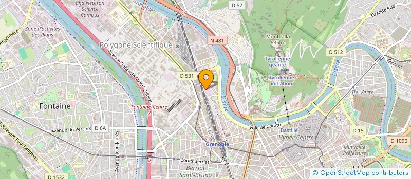 localisation de l'entreprise EURO SUD EST à GRENOBLE