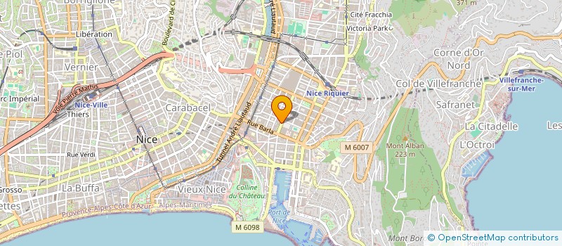 localisation de l'entreprise EURO SUD REALISATION à NICE