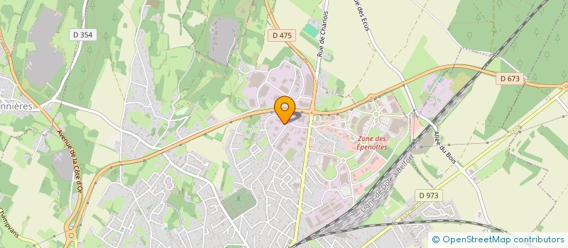 localisation de l'entreprise EURO SUN 39 à DOLE