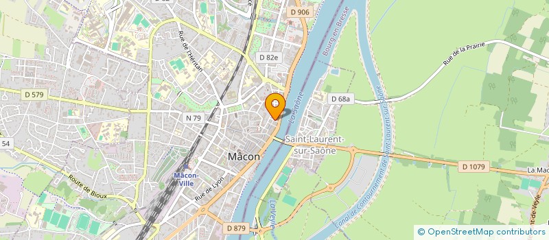 localisation de l'entreprise EURO - TAXES à MACON