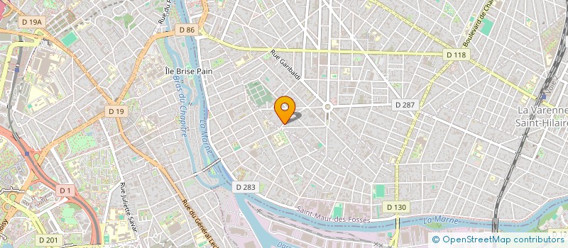 localisation de l'entreprise EURO TEAM COURSES  SAINT-MAUR-DES-FOSSES